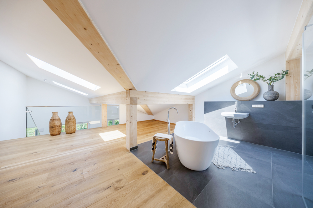 Wohnung 7 Galerie mit Schlafen und Bad 