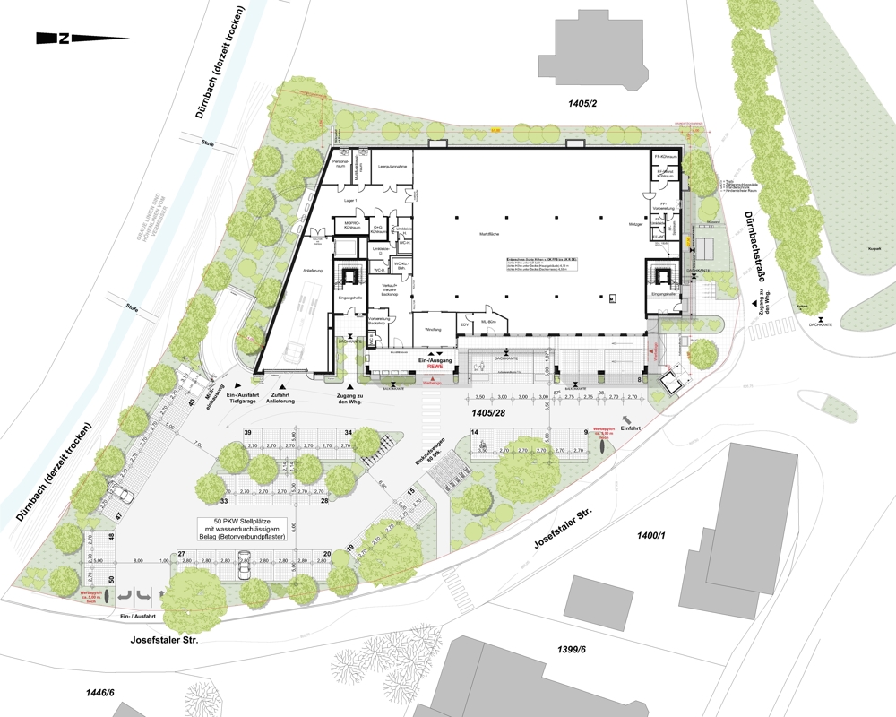 Freiflächenplan 