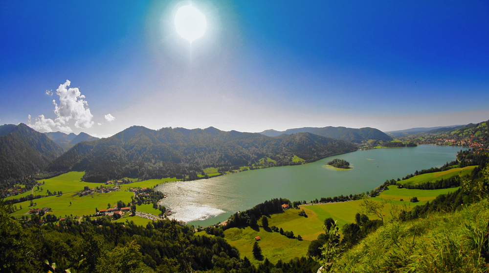 Schliersee Blick von der Hohenewaldeck (c) JW 
